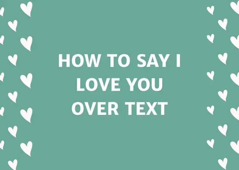 How To Say I Love You Over Text Free Letter Templates