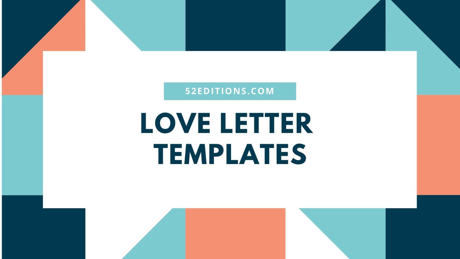 Love Letter Templates // Get FREE Letter Templates (Print or Download)