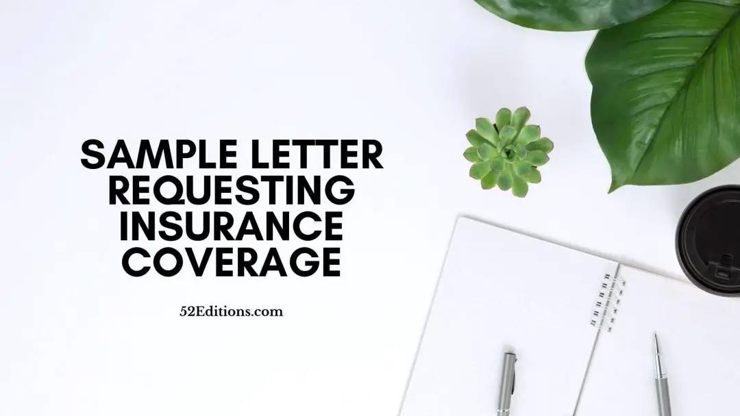 Sample Letter Requesting Insurance Coverage // Get FREE Letter ...