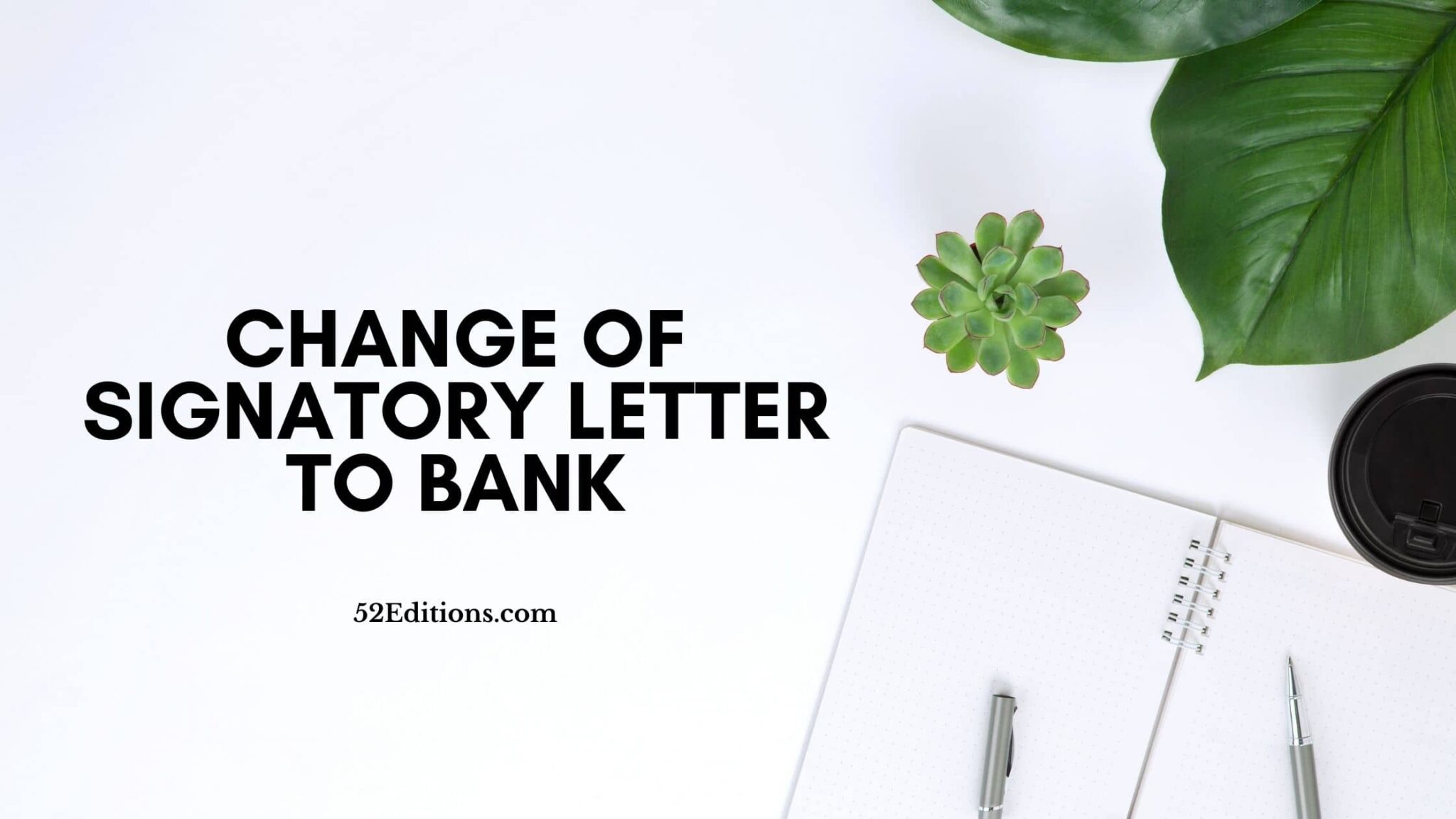 application letter to bank for signature change