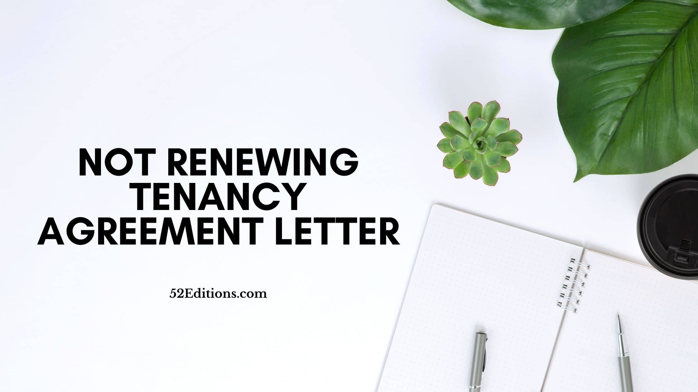 Not Renewing Tenancy Agreement Letter Free Letter Templates