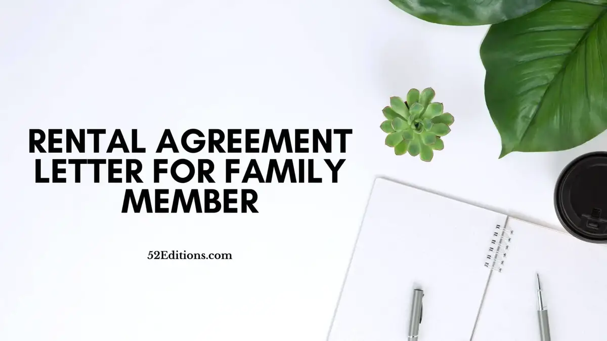 rental agreement letter for family member get free letter templates print or download