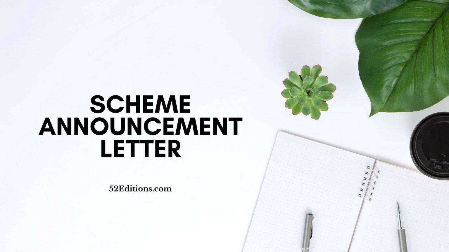 Scheme Announcement Letter (Sample) // Get FREE Letter Templates (Print ...