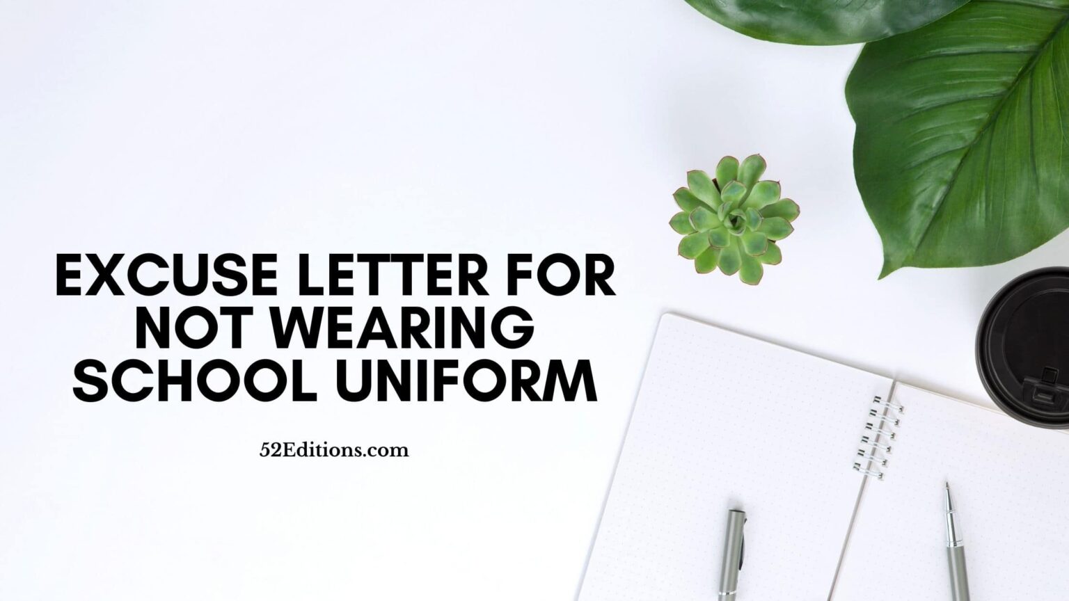 application letter for not wearing uniform to school