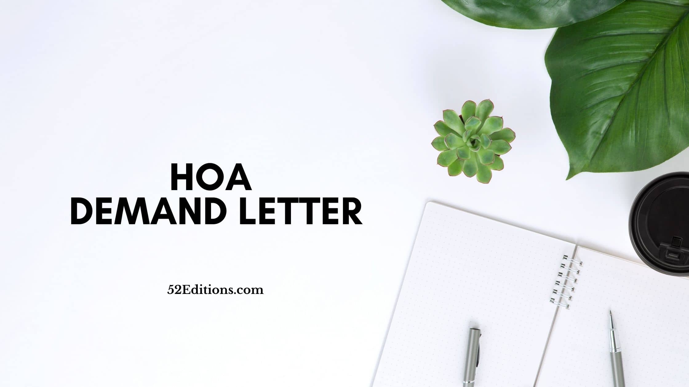 HOA Demand Letter // Get FREE Letter Templates (Print or Download)