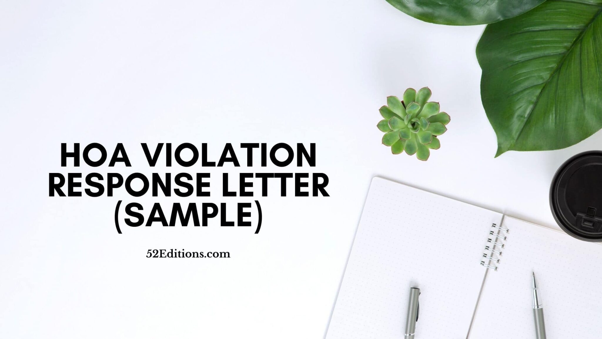 hoa covenant violation letter template