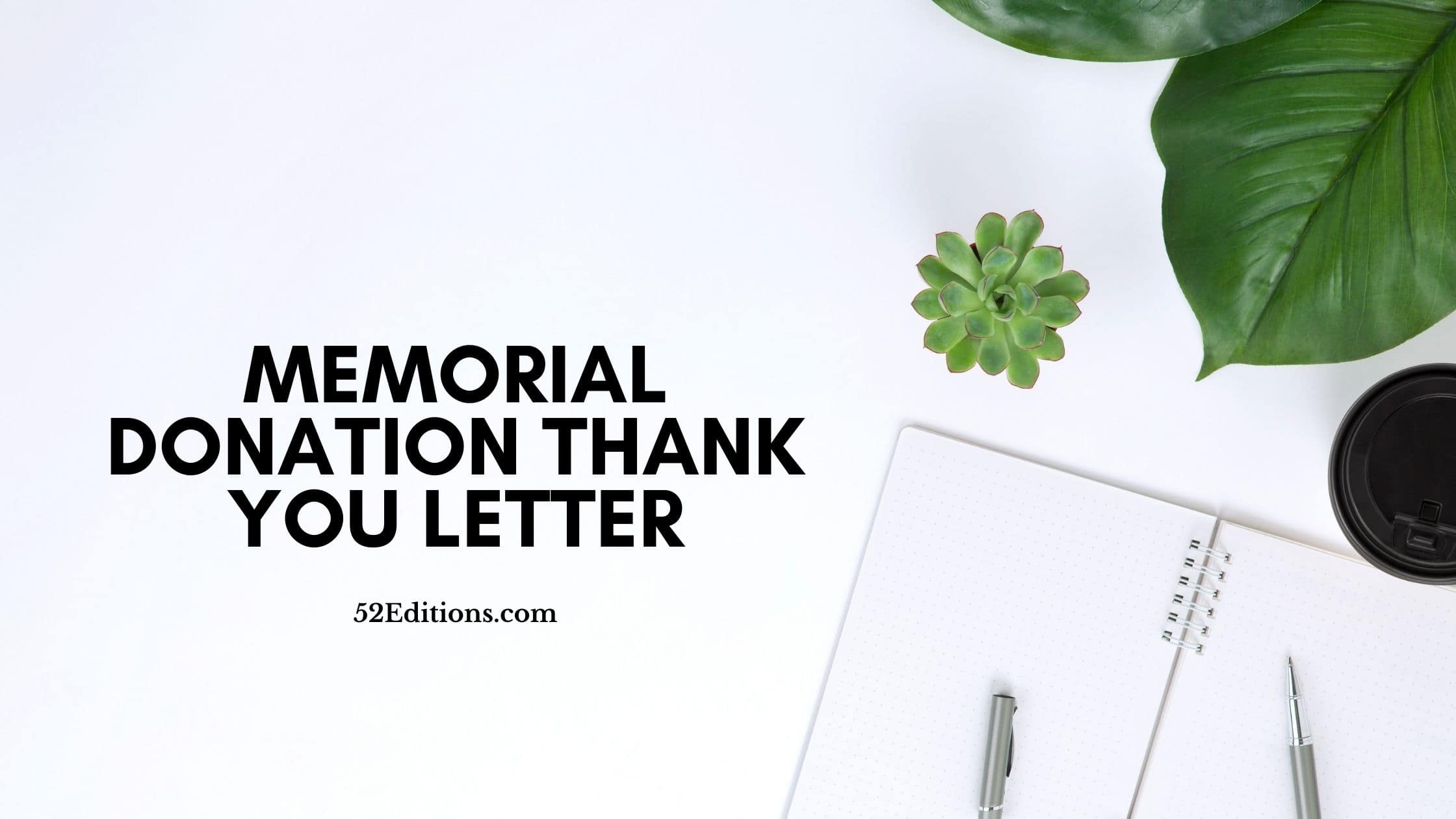 Memorial Donation Thank You Letter Get FREE Letter Templates Print Or Download 