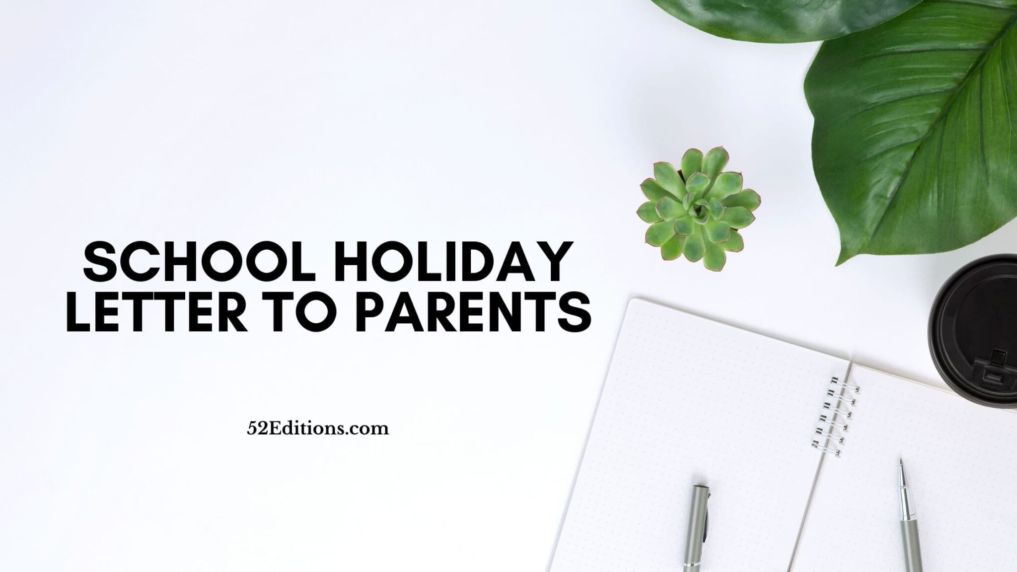 holiday homework letter to parents