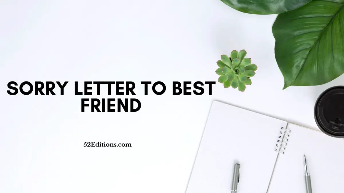 girl best friend sorry letter